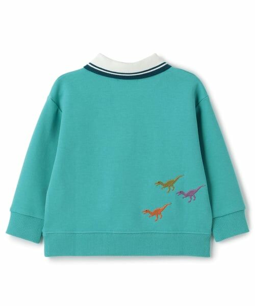 kladskap / クレードスコープ スウェット | 恐竜アップリケ衿つきトレーナー | 詳細1