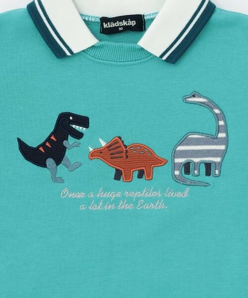 kladskap / クレードスコープ スウェット | 恐竜アップリケ衿つきトレーナー | 詳細3