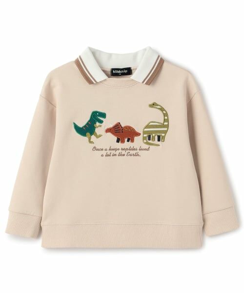 kladskap / クレードスコープ スウェット | 恐竜アップリケ衿つきトレーナー | 詳細8