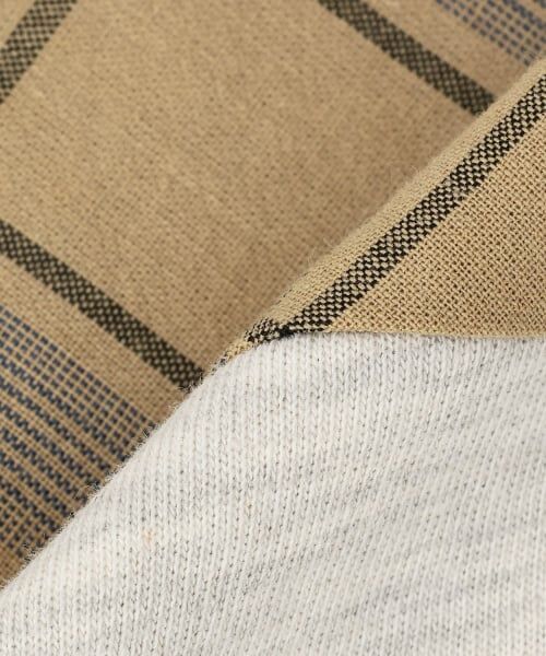 kladskap / クレードスコープ Tシャツ | 恐竜と街チェック切替長袖Tシャツ | 詳細9