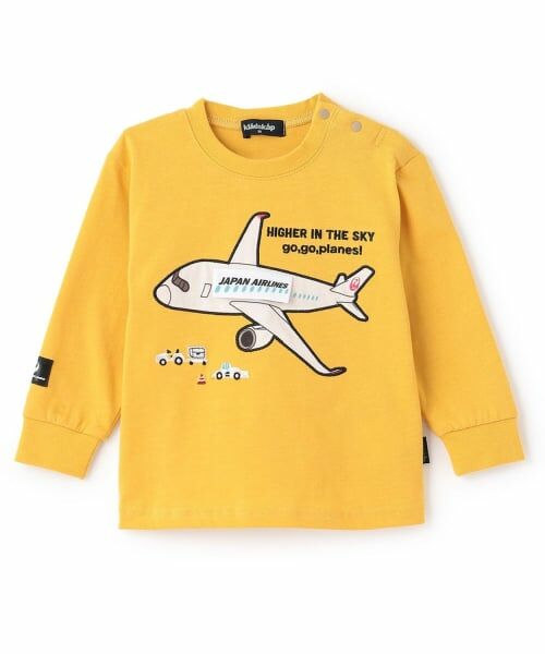 kladskap / クレードスコープ Tシャツ | 【JAL】アップリケ長袖Tシャツ（カラシ）