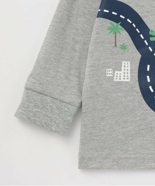 kladskap / クレードスコープ Tシャツ | 【人気商品再入荷】【直営店で取り扱い無し】車×道路×恐竜長袖Tシャツ | 詳細4