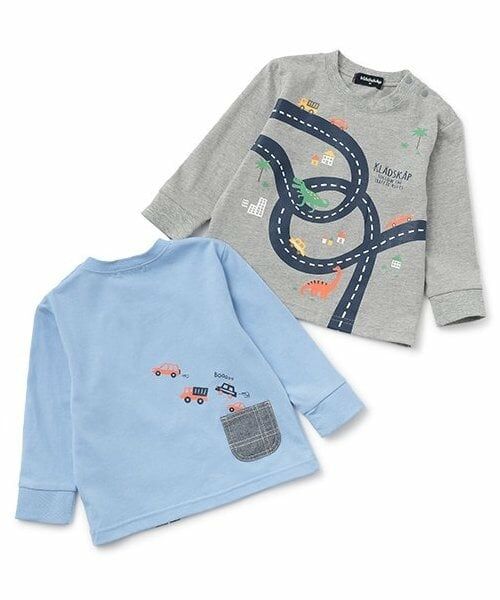 kladskap / クレードスコープ Tシャツ | 【人気商品再入荷】【直営店で取り扱い無し】車×道路×恐竜長袖Tシャツ | 詳細7