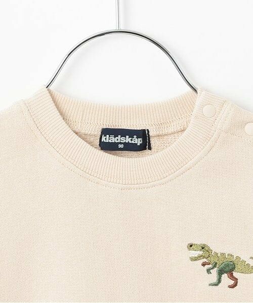 kladskap / クレードスコープ スウェット | 【人気商品再入荷】【直営店で取り扱い無し】恐竜刺しゅうポケットトレーナー | 詳細2