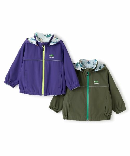 kladskap / クレードスコープ ブルゾン | 恐竜リバーシブルウィンドブレーカー | 詳細11