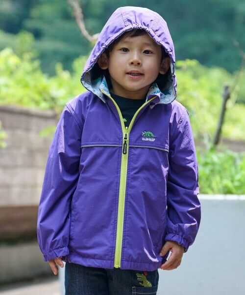 kladskap / クレードスコープ ブルゾン | 恐竜リバーシブルウィンドブレーカー | 詳細16