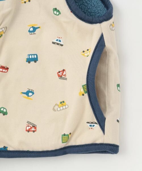 kladskap / クレードスコープ ダウンジャケット・ベスト | 乗り物リバーシブルボアベスト | 詳細11