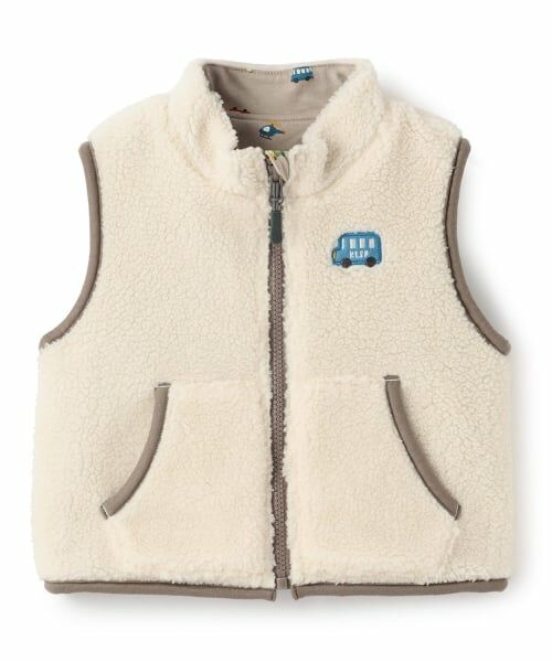 kladskap / クレードスコープ ダウンジャケット・ベスト | 乗り物リバーシブルボアベスト | 詳細16