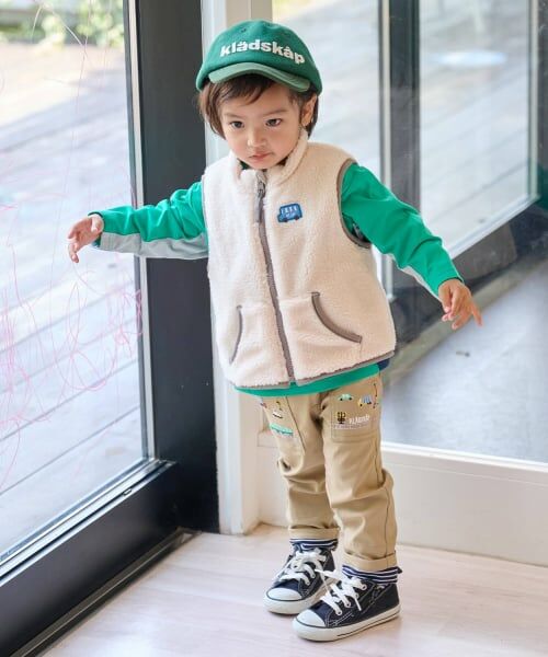 kladskap / クレードスコープ ダウンジャケット・ベスト | 乗り物リバーシブルボアベスト | 詳細20