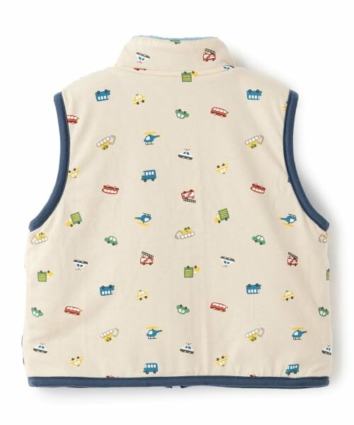kladskap / クレードスコープ ダウンジャケット・ベスト | 乗り物リバーシブルボアベスト | 詳細4