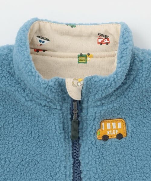 kladskap / クレードスコープ ダウンジャケット・ベスト | 乗り物リバーシブルボアベスト | 詳細5