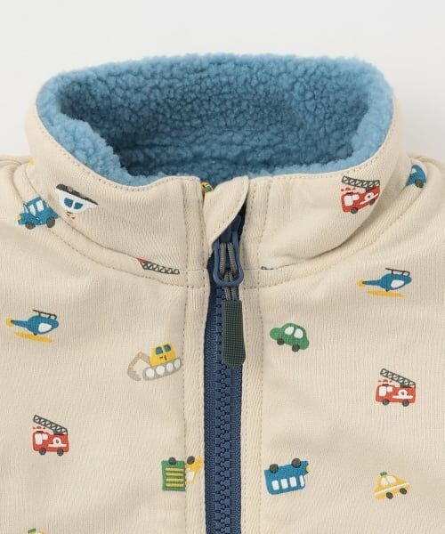 kladskap / クレードスコープ ダウンジャケット・ベスト | 乗り物リバーシブルボアベスト | 詳細9