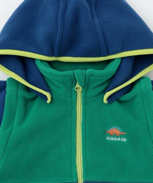 kladskap / クレードスコープ ブルゾン | 恐竜切替3wayフリースパーカ | 詳細3