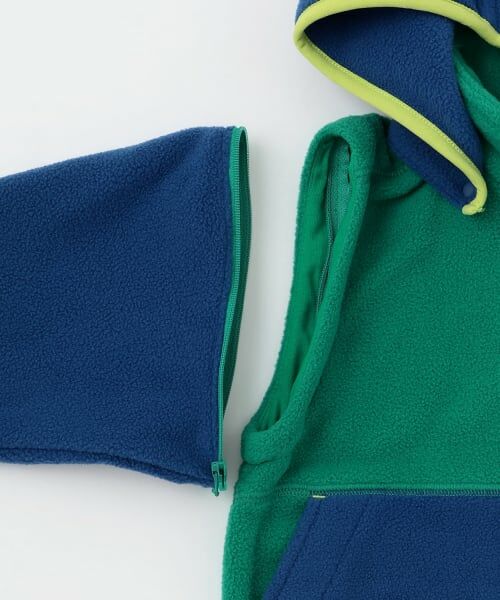 kladskap / クレードスコープ ブルゾン | 恐竜切替3wayフリースパーカ | 詳細5