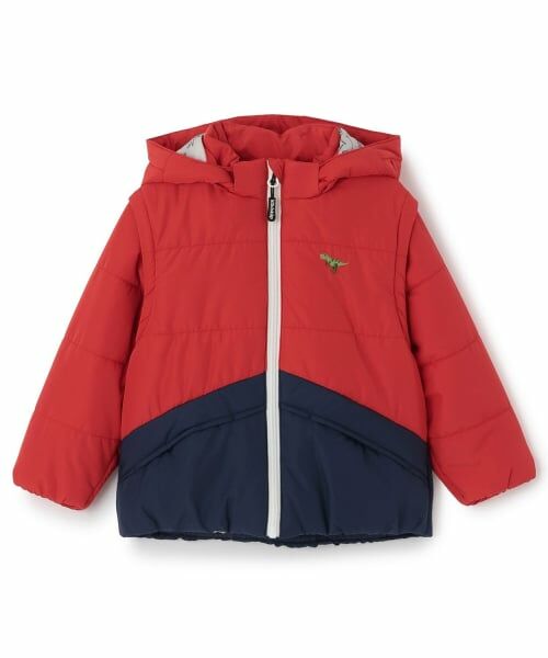 kladskap / クレードスコープ ブルゾン | 恐竜3way中わたブルゾン（赤）