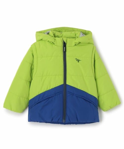 kladskap / クレードスコープ ブルゾン | 恐竜3way中わたブルゾン（イエロー グリーン）