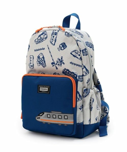 kladskap / クレードスコープ リュック・バックパック | 電車アップリケ+総柄リュック | 詳細13