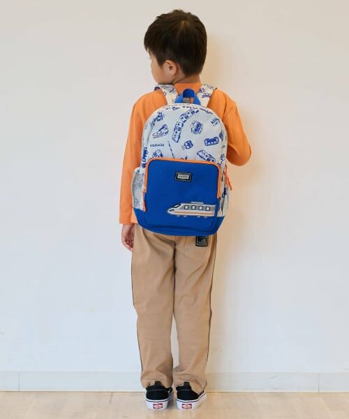 kladskap / クレードスコープ リュック・バックパック | 電車アップリケ+総柄リュック | 詳細17