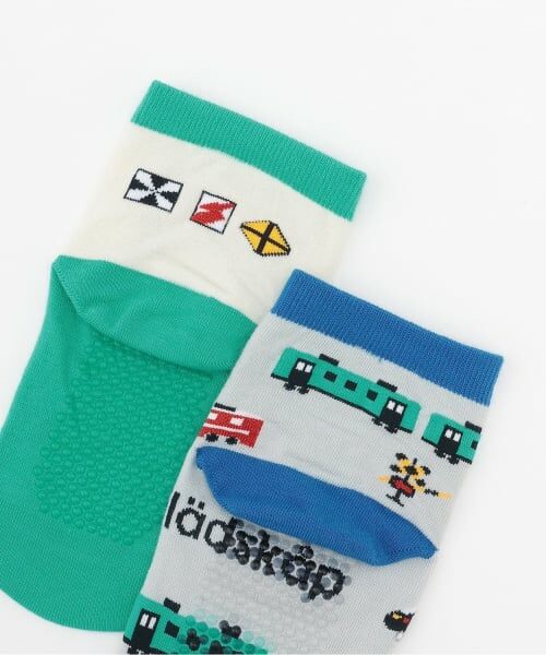 kladskap / クレードスコープ ソックス | 電車ショートソックス2足セット | 詳細2