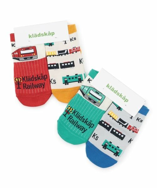 kladskap / クレードスコープ ソックス | 電車ショートソックス2足セット | 詳細5