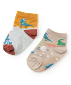 kladskap / クレードスコープ ソックス | 恐竜ショートソックス2足セット
