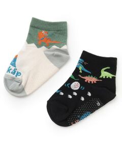 kladskap / クレードスコープ ソックス | 恐竜ショートソックス2足セット
