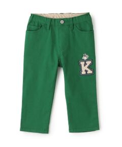 kladskap / クレードスコープ その他パンツ | オオカミ刺しゅうロング丈ストレートパンツ