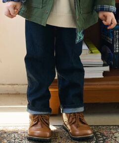 kladskap / クレードスコープ その他パンツ | オオカミ刺しゅうロング丈ストレートパンツ