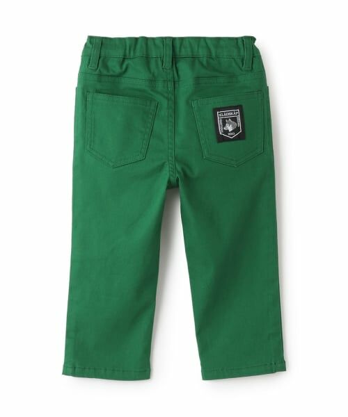 kladskap / クレードスコープ その他パンツ | オオカミ刺しゅうロング丈ストレートパンツ | 詳細1