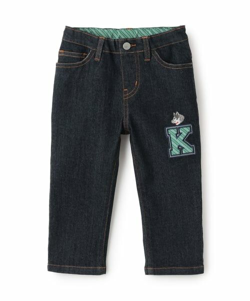 kladskap / クレードスコープ その他パンツ | オオカミ刺しゅうロング丈ストレートパンツ | 詳細12