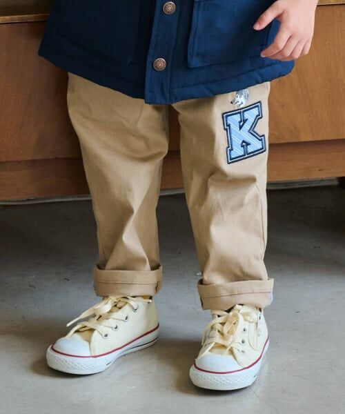 kladskap / クレードスコープ その他パンツ | オオカミ刺しゅうロング丈ストレートパンツ | 詳細13