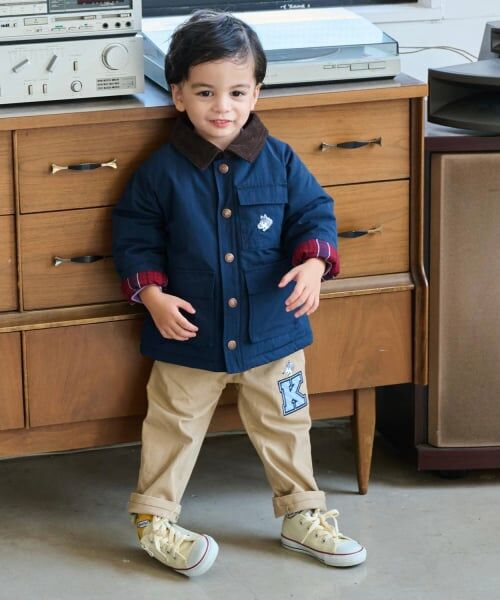 kladskap / クレードスコープ その他パンツ | オオカミ刺しゅうロング丈ストレートパンツ | 詳細14