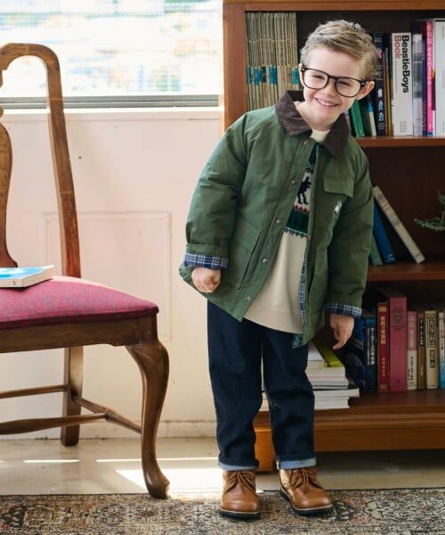 kladskap / クレードスコープ その他パンツ | オオカミ刺しゅうロング丈ストレートパンツ | 詳細16