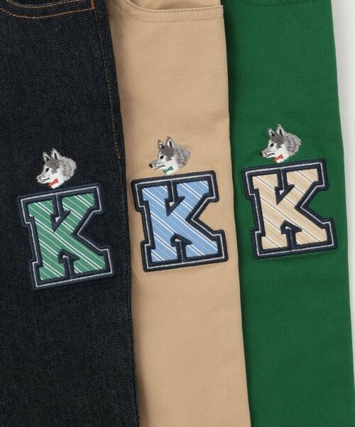 kladskap / クレードスコープ その他パンツ | オオカミ刺しゅうロング丈ストレートパンツ | 詳細4