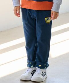 kladskap / クレードスコープ その他パンツ | 裾裏乗り物プリントロング丈ストレートパンツ