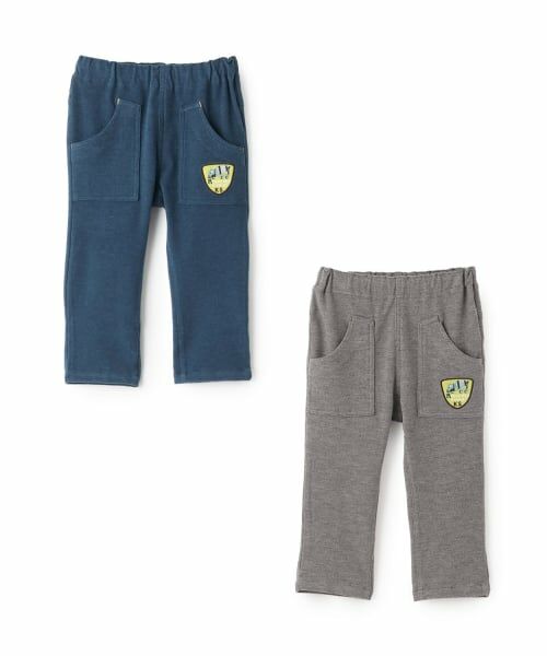 kladskap / クレードスコープ その他パンツ | 裾裏乗り物プリントロング丈ストレートパンツ | 詳細8