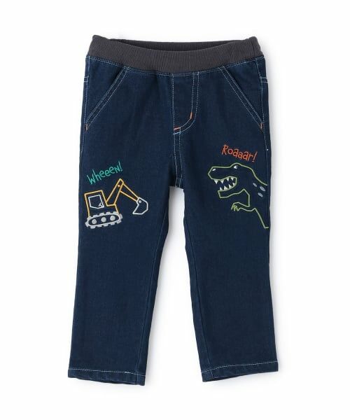 kladskap / クレードスコープ その他パンツ | 恐竜と重機ロング丈ストレートパンツ | 詳細14