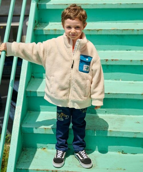 kladskap / クレードスコープ その他パンツ | 恐竜と重機ロング丈ストレートパンツ | 詳細16