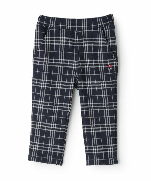 kladskap / クレードスコープ その他パンツ | 車ワンポイントチェックロング丈ストレートパンツ | 詳細11