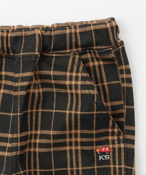 kladskap / クレードスコープ その他パンツ | 車ワンポイントチェックロング丈ストレートパンツ | 詳細4