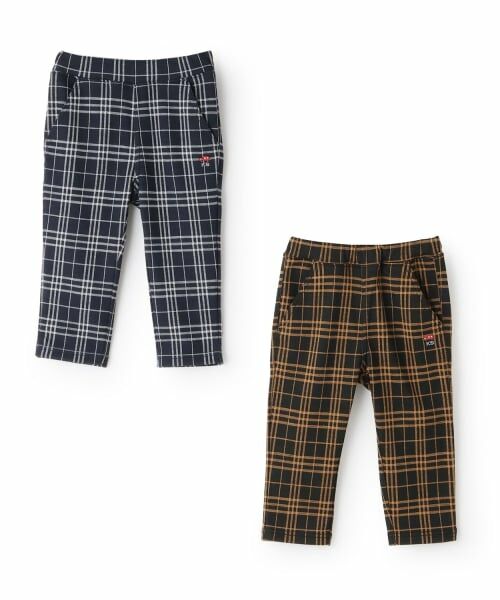 kladskap / クレードスコープ その他パンツ | 車ワンポイントチェックロング丈ストレートパンツ | 詳細9