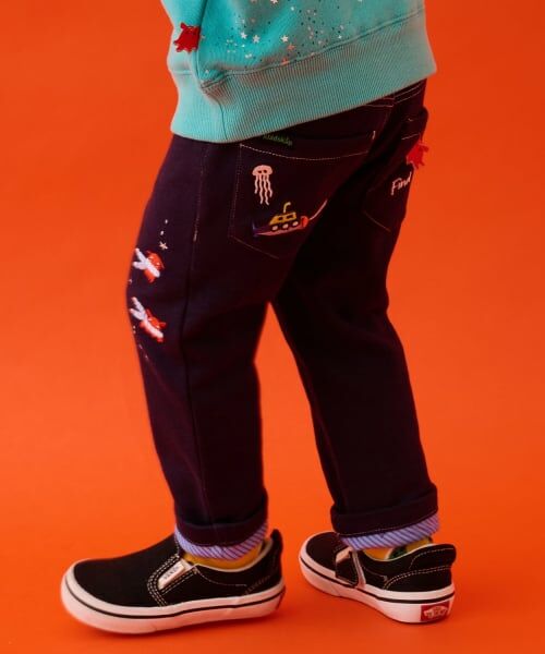 kladskap / クレードスコープ その他パンツ | 【蓄光】深海魚裾折り返しロング丈ストレートパンツ | 詳細23