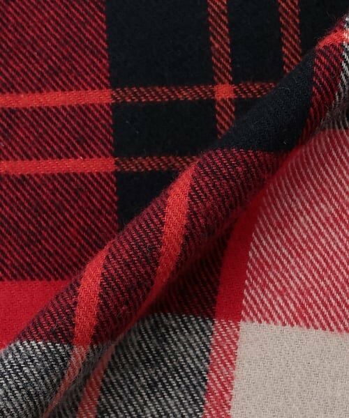 kladskap / クレードスコープ シャツ・ブラウス | オオカミ刺しゅうチェック長袖シャツ | 詳細5