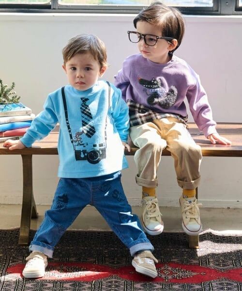 kladskap / クレードスコープ スウェット | オオカミ裾チェックトレーナー | 詳細12