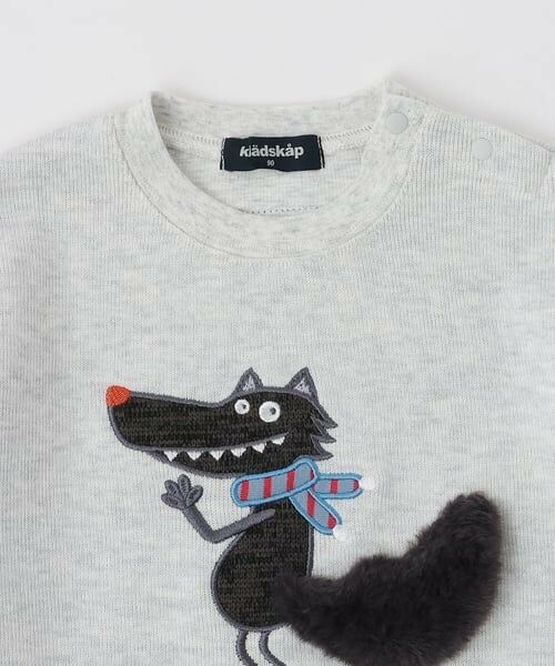 kladskap / クレードスコープ スウェット | オオカミ裾チェックトレーナー | 詳細2