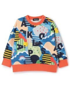 kladskap / クレードスコープ スウェット | 恐竜×ロゴ総柄トレーナー