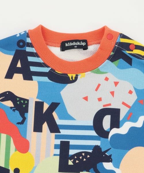 kladskap / クレードスコープ スウェット | 恐竜×ロゴ総柄トレーナー | 詳細2