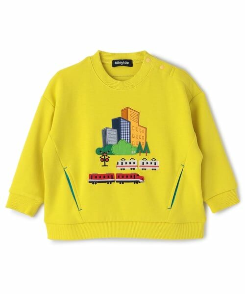 kladskap / クレードスコープ スウェット | 電車と街サイドポケットトレーナー（黄）