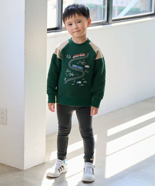 kladskap / クレードスコープ スウェット | 電車キルトトレーナー | 詳細13