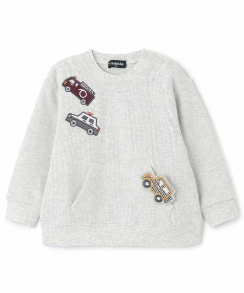 kladskap / クレードスコープ スウェット | 働く車アップリケトレーナー | 詳細11